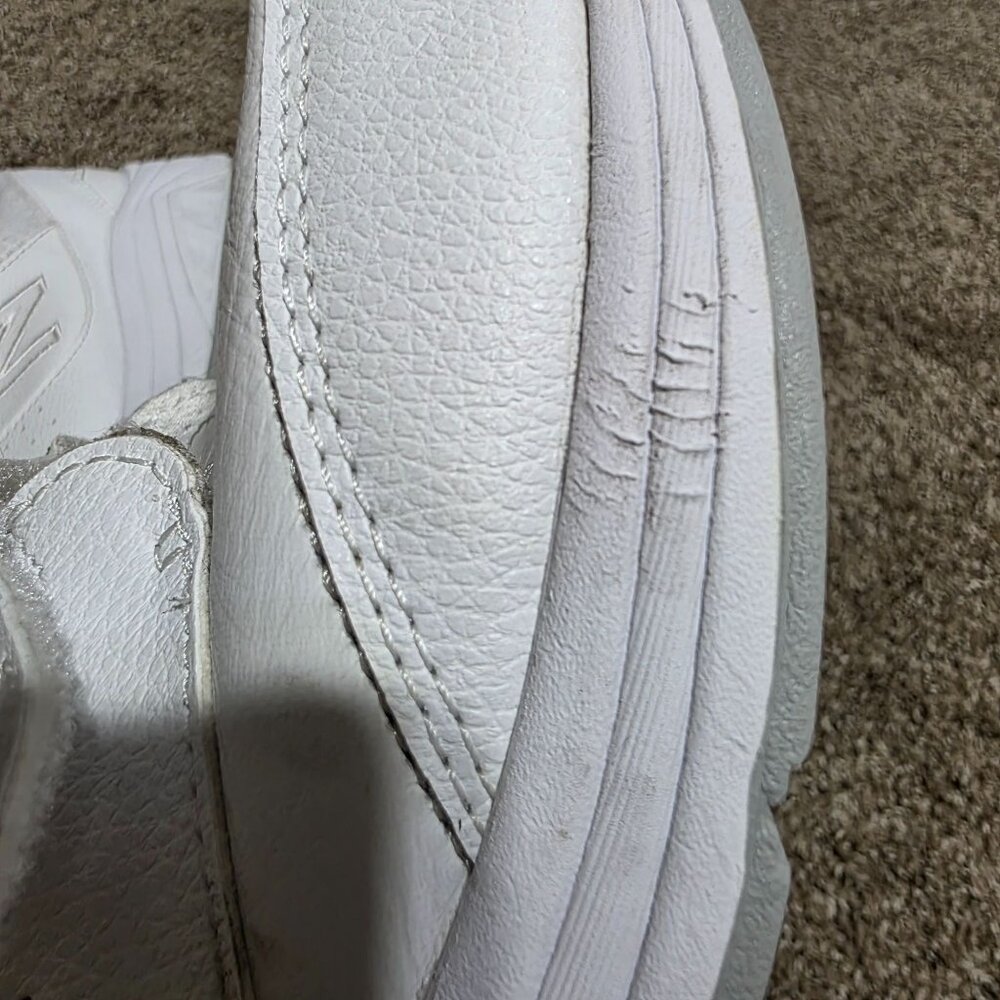 New Balance 928v3 Women’s Walking Shoes White Leather Hook & Loop Straps 9.5 2A image 7